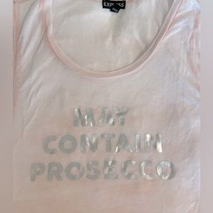 Express “May Contain Prosecco” Tank - Small